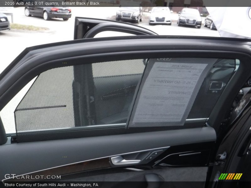 Brilliant Black / Black 2016 Audi A8 L 3.0T quattro