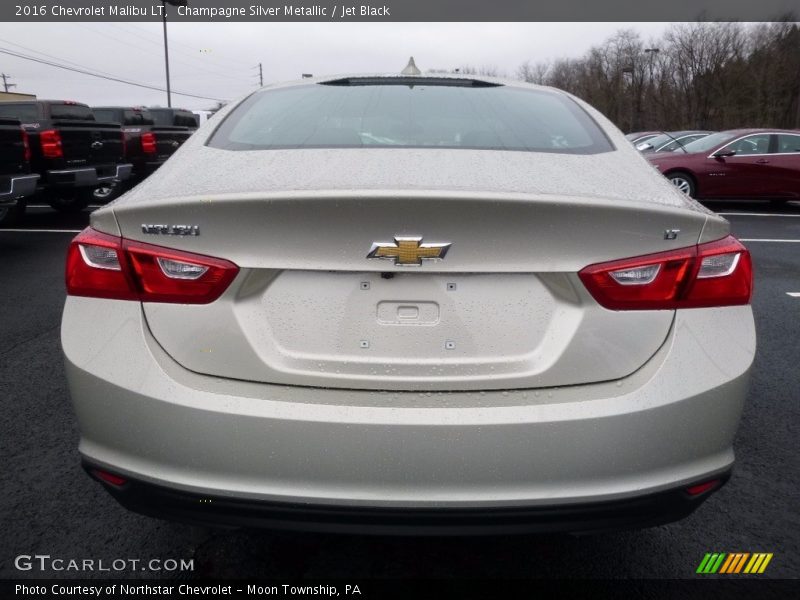 Champagne Silver Metallic / Jet Black 2016 Chevrolet Malibu LT