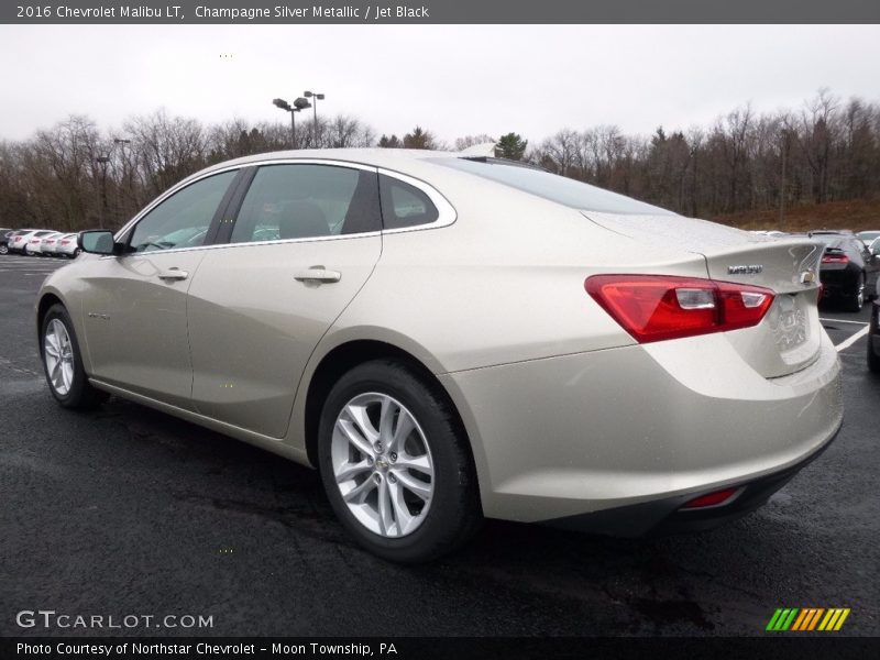 Champagne Silver Metallic / Jet Black 2016 Chevrolet Malibu LT