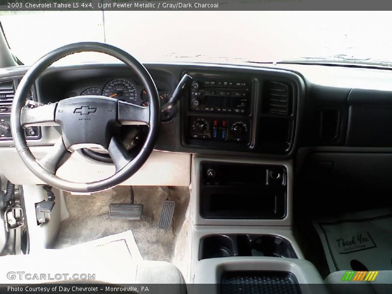 Light Pewter Metallic / Gray/Dark Charcoal 2003 Chevrolet Tahoe LS 4x4