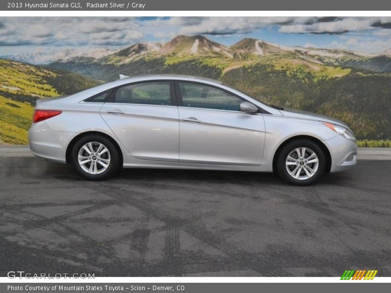 Radiant Silver / Gray 2013 Hyundai Sonata GLS