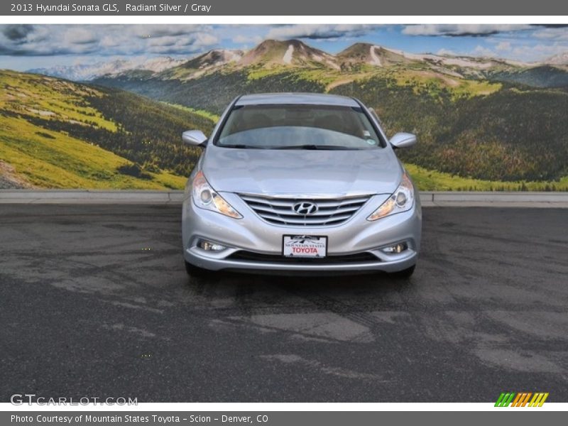 Radiant Silver / Gray 2013 Hyundai Sonata GLS