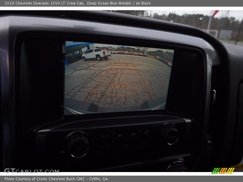 Deep Ocean Blue Metallic / Jet Black 2016 Chevrolet Silverado 1500 LT Crew Cab