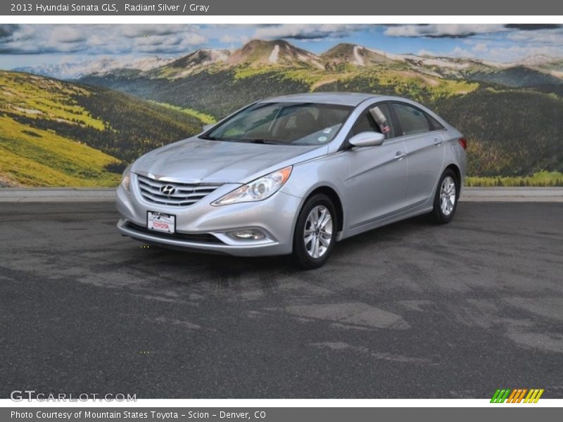 Radiant Silver / Gray 2013 Hyundai Sonata GLS