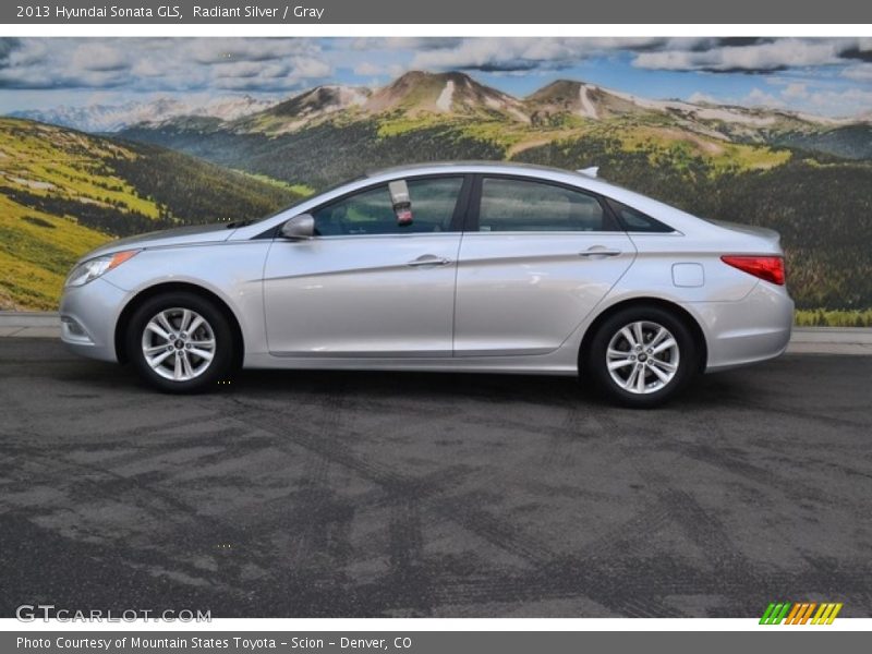 Radiant Silver / Gray 2013 Hyundai Sonata GLS