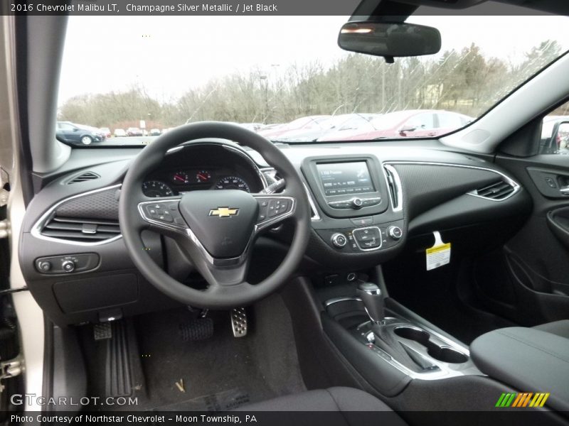 Champagne Silver Metallic / Jet Black 2016 Chevrolet Malibu LT