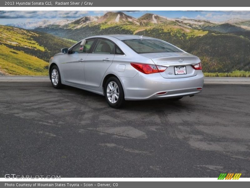 Radiant Silver / Gray 2013 Hyundai Sonata GLS