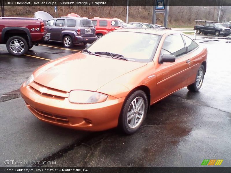 Sunburst Orange / Graphite 2004 Chevrolet Cavalier Coupe