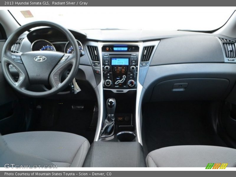 Radiant Silver / Gray 2013 Hyundai Sonata GLS