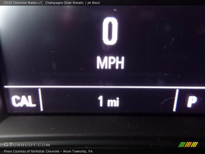 Champagne Silver Metallic / Jet Black 2016 Chevrolet Malibu LT