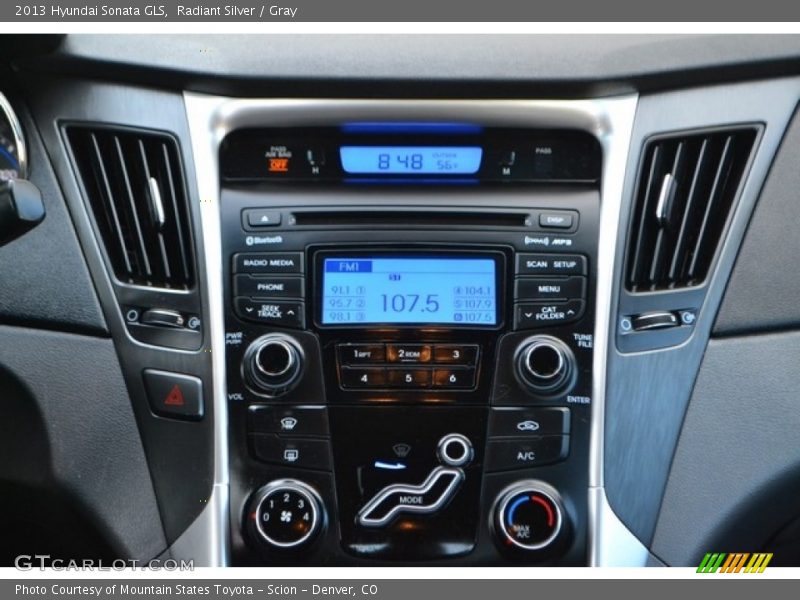 Radiant Silver / Gray 2013 Hyundai Sonata GLS