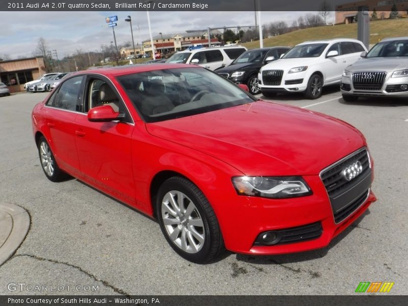 Front 3/4 View of 2011 A4 2.0T quattro Sedan