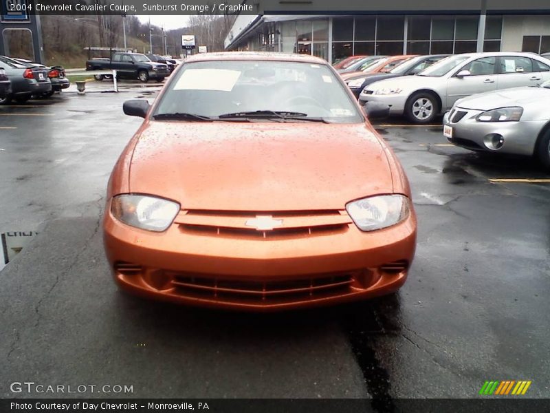 Sunburst Orange / Graphite 2004 Chevrolet Cavalier Coupe