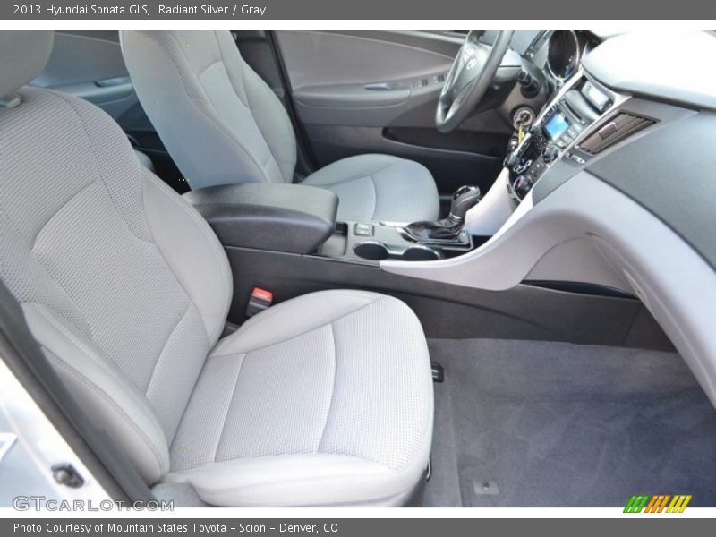 Radiant Silver / Gray 2013 Hyundai Sonata GLS