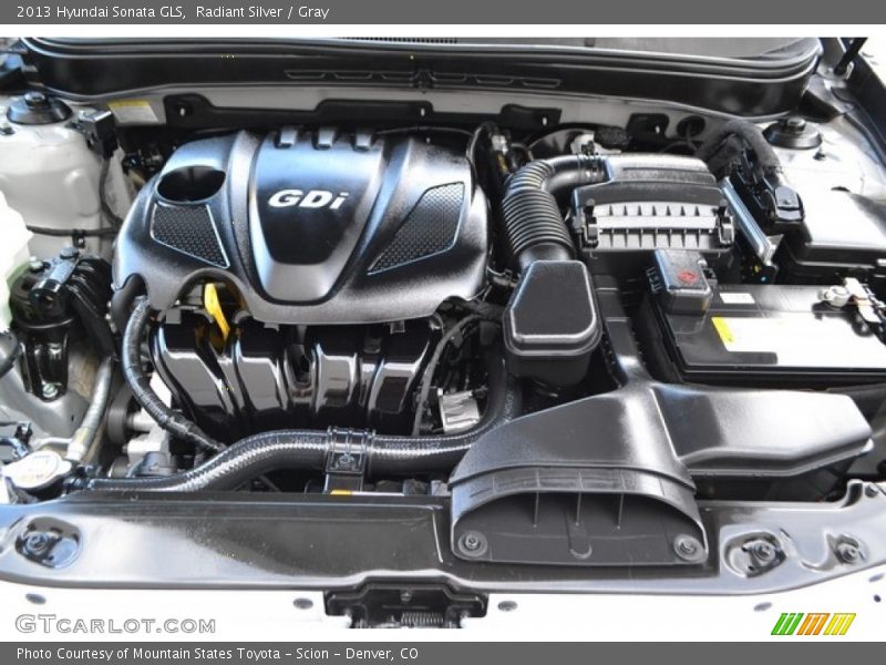 Radiant Silver / Gray 2013 Hyundai Sonata GLS