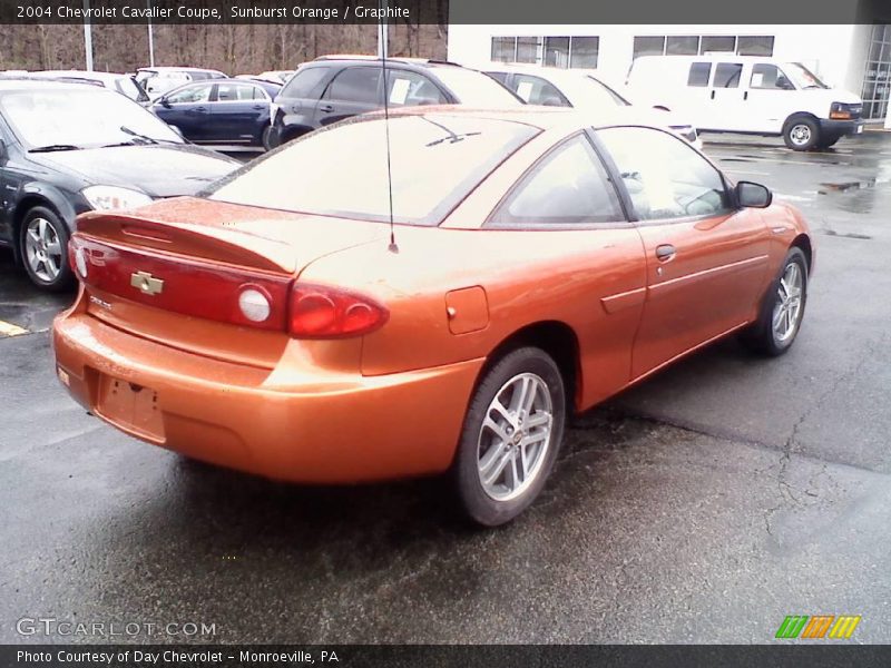 Sunburst Orange / Graphite 2004 Chevrolet Cavalier Coupe