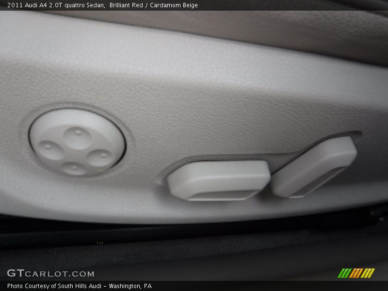 Brilliant Red / Cardamom Beige 2011 Audi A4 2.0T quattro Sedan