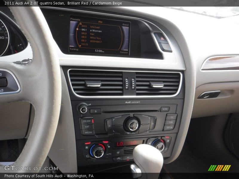 Brilliant Red / Cardamom Beige 2011 Audi A4 2.0T quattro Sedan