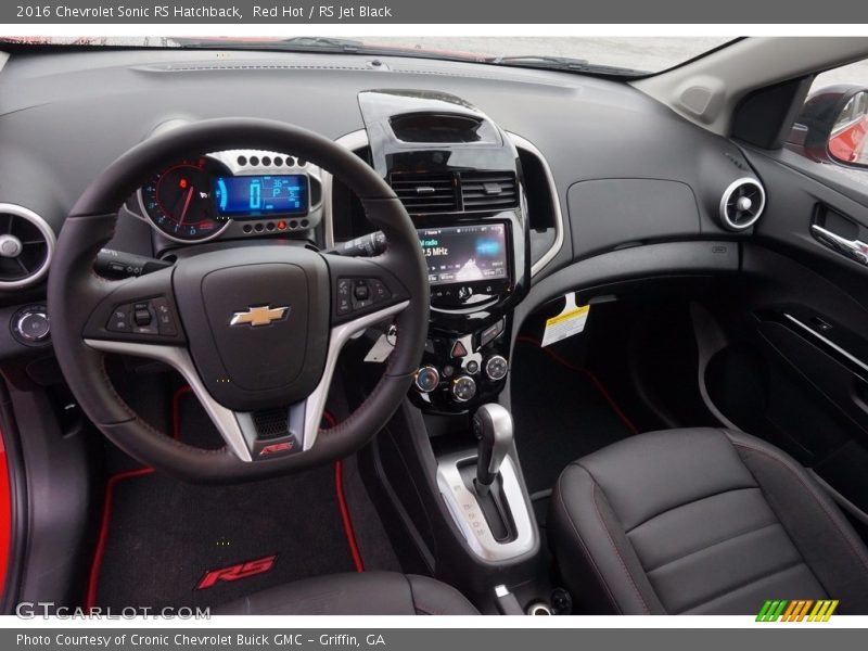 RS Jet Black Interior - 2016 Sonic RS Hatchback 