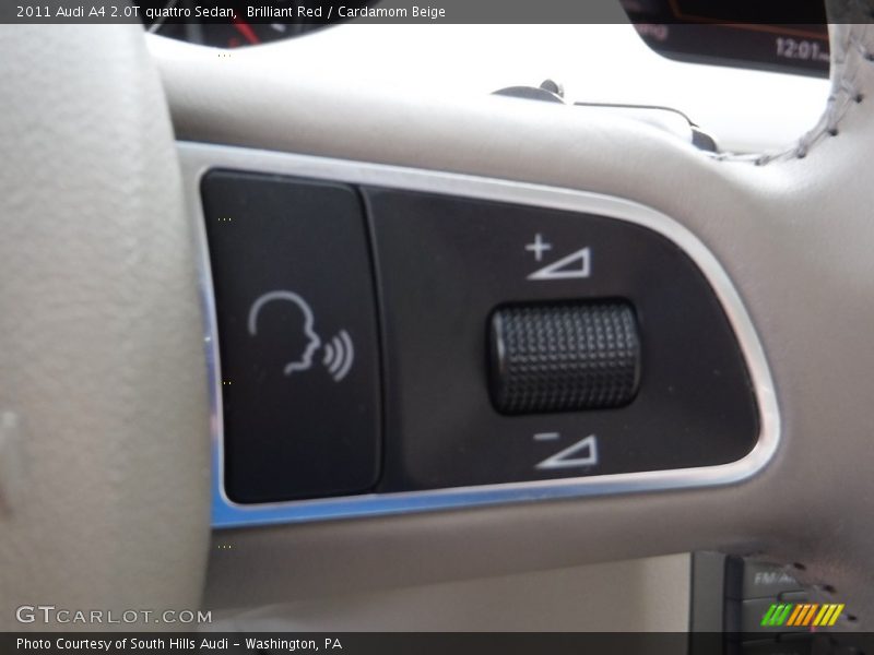 Brilliant Red / Cardamom Beige 2011 Audi A4 2.0T quattro Sedan