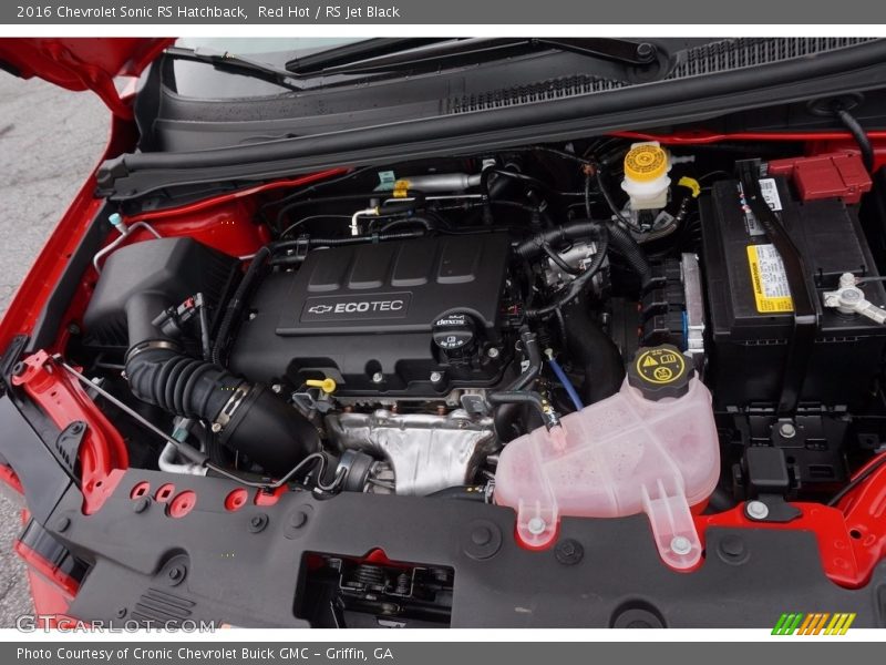  2016 Sonic RS Hatchback Engine - 1.4 Liter Turbocharged DOHC 16-Valve VVT 4 Cylinder