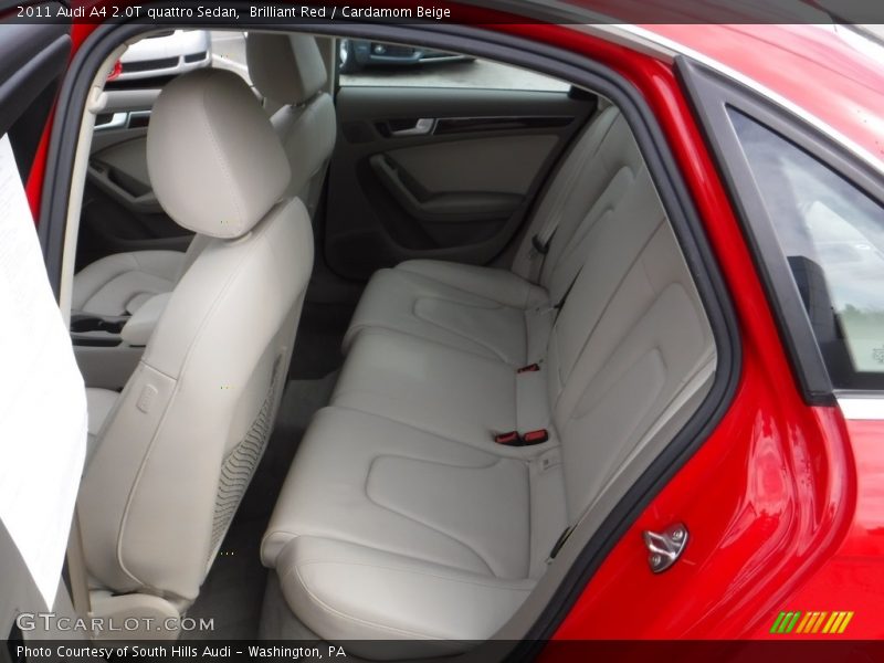 Brilliant Red / Cardamom Beige 2011 Audi A4 2.0T quattro Sedan
