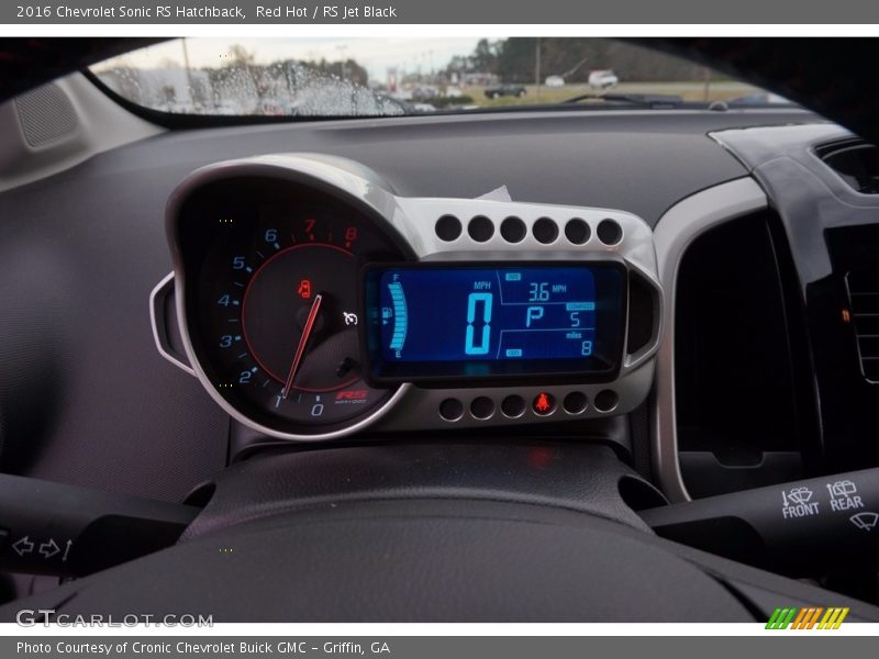 Red Hot / RS Jet Black 2016 Chevrolet Sonic RS Hatchback