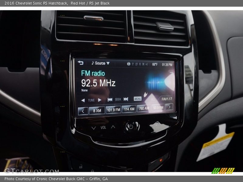 Red Hot / RS Jet Black 2016 Chevrolet Sonic RS Hatchback