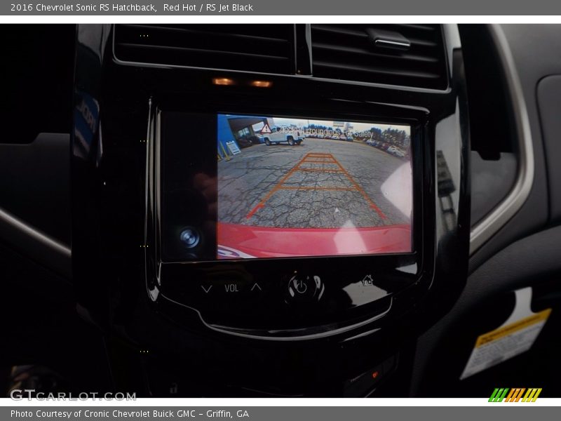 Red Hot / RS Jet Black 2016 Chevrolet Sonic RS Hatchback