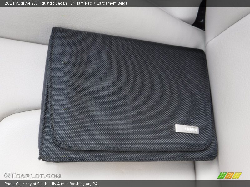 Brilliant Red / Cardamom Beige 2011 Audi A4 2.0T quattro Sedan