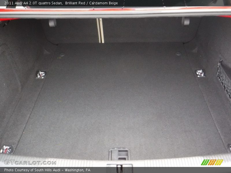 Brilliant Red / Cardamom Beige 2011 Audi A4 2.0T quattro Sedan