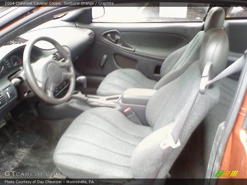 Sunburst Orange / Graphite 2004 Chevrolet Cavalier Coupe