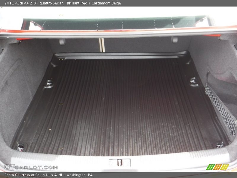 Brilliant Red / Cardamom Beige 2011 Audi A4 2.0T quattro Sedan