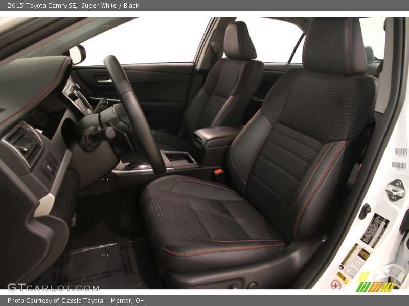 Front Seat of 2015 Camry SE