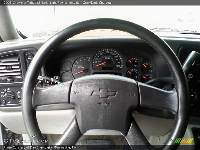 Light Pewter Metallic / Gray/Dark Charcoal 2003 Chevrolet Tahoe LS 4x4
