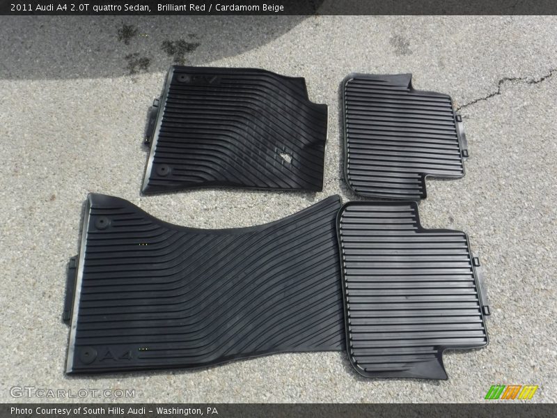 Brilliant Red / Cardamom Beige 2011 Audi A4 2.0T quattro Sedan