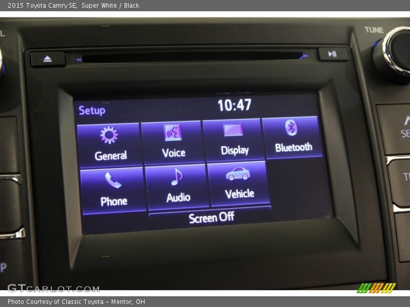 Controls of 2015 Camry SE