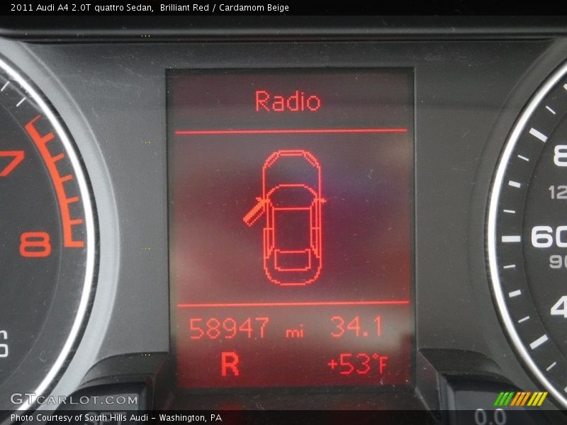 Brilliant Red / Cardamom Beige 2011 Audi A4 2.0T quattro Sedan