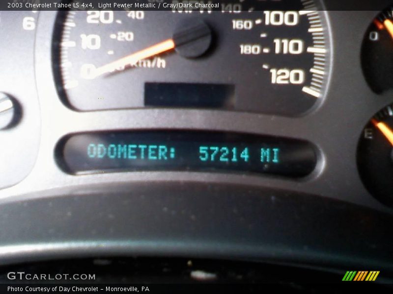 Light Pewter Metallic / Gray/Dark Charcoal 2003 Chevrolet Tahoe LS 4x4