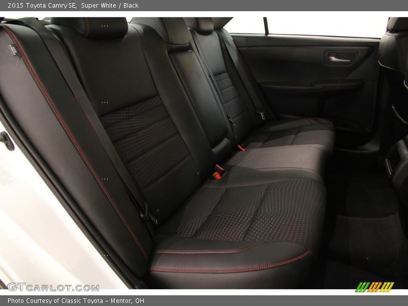 Rear Seat of 2015 Camry SE