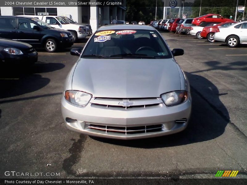 Ultra Silver Metallic / Graphite 2004 Chevrolet Cavalier LS Sedan