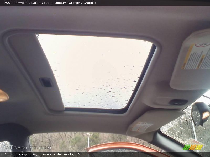 Sunburst Orange / Graphite 2004 Chevrolet Cavalier Coupe