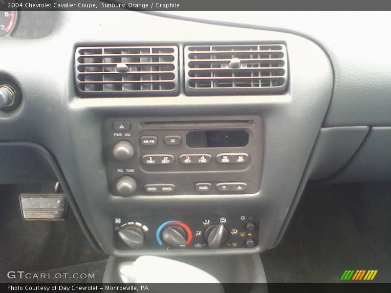 Sunburst Orange / Graphite 2004 Chevrolet Cavalier Coupe