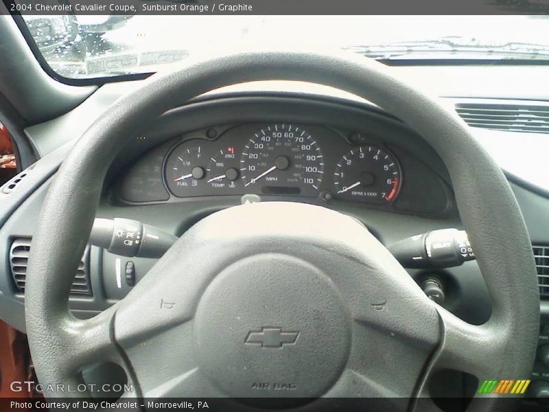Sunburst Orange / Graphite 2004 Chevrolet Cavalier Coupe