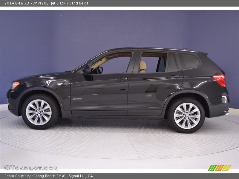 Jet Black / Sand Beige 2014 BMW X3 xDrive28i