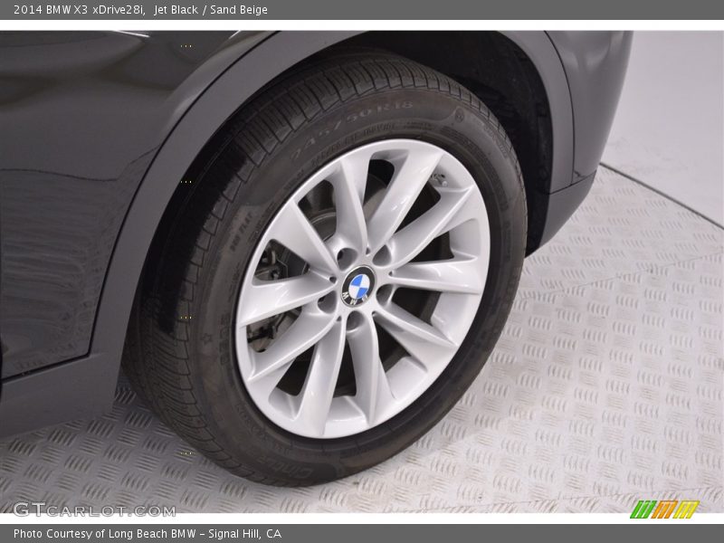 Jet Black / Sand Beige 2014 BMW X3 xDrive28i
