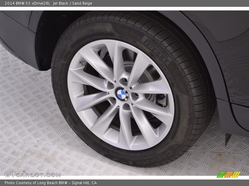 Jet Black / Sand Beige 2014 BMW X3 xDrive28i