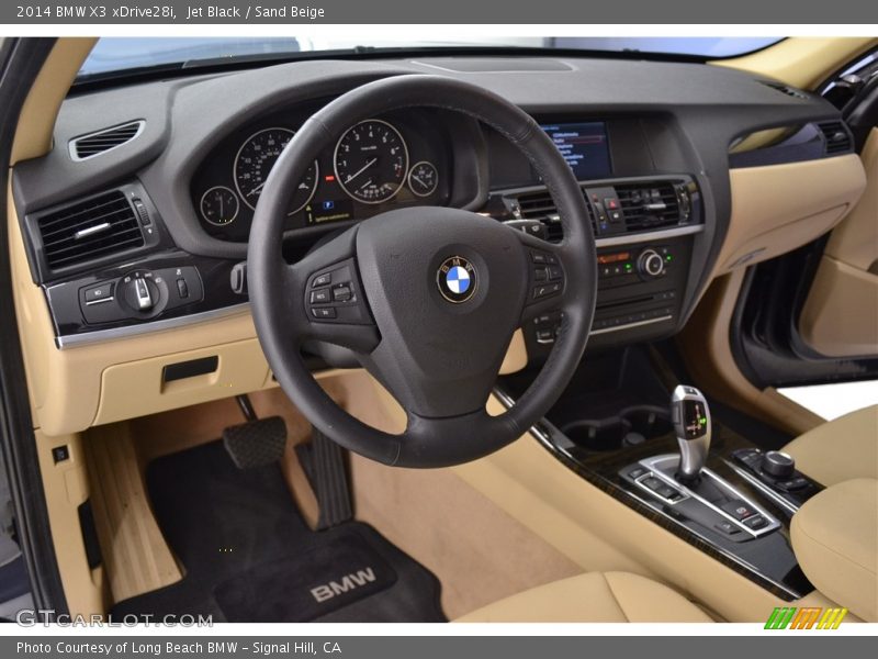 Jet Black / Sand Beige 2014 BMW X3 xDrive28i