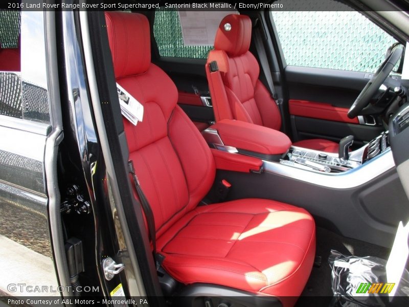  2016 Range Rover Sport Supercharged Ebony/Pimento Interior