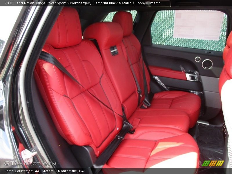 Rear Seat of 2016 Range Rover Sport Supercharged